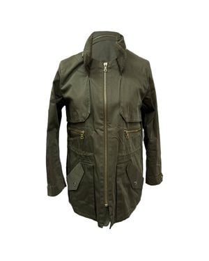Sandro Rain Zip Jacket - Green