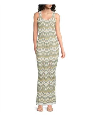 Elan Knit Maxi Dress - Green