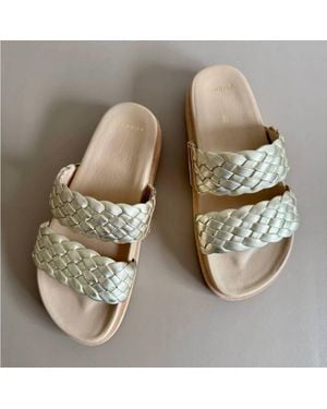 Frankie Malone Weave Sandal - Green