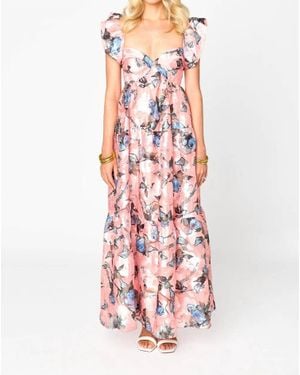 BuddyLove Lilly Sweetheart Neckline Maxi Dress - Red