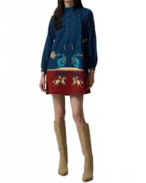 Paolita Phoebe Mini Dress - Blue