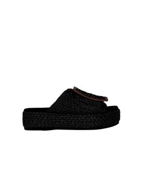 Kelsi Dagger Brooklyn Dover Platform Sandal Doveror - Black