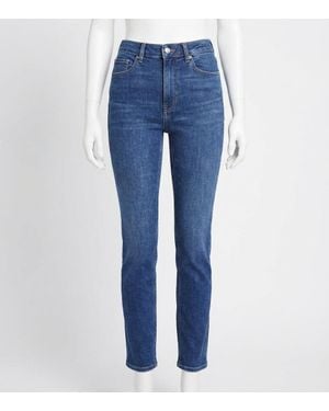 Spanx Redefine Slim Straight Jeans - Blue