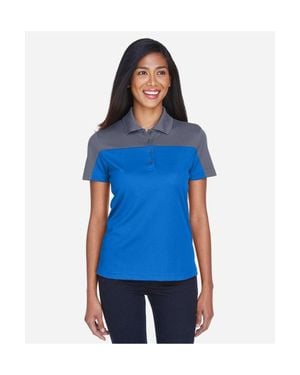 CORE365 Balance Colorblock Performance Piqu Polo - Blue