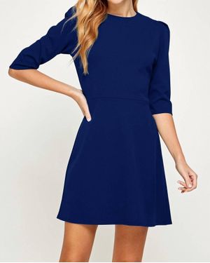 2 Hearts Apparel A-Line Dress - Blue