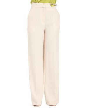 SIMONA CORSELLINI Stretch Pants With High Waist - White