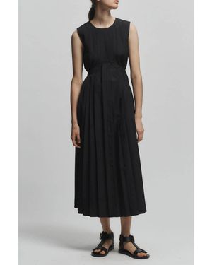 Saint Art Judson Pleated Maxi Dress - Black