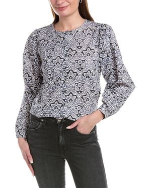 Lilla P Full Sleeve Button-down - Gray