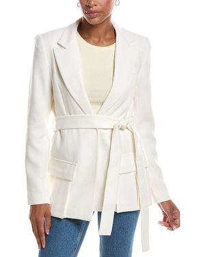 Alexis Bartan Wool Jacket - White