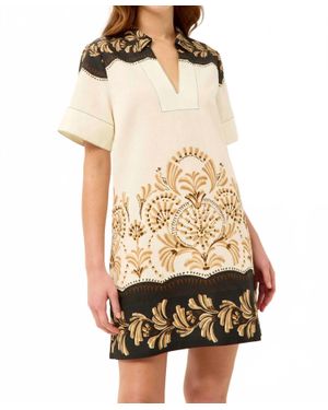 Marie Oliver Dede Mini Dress - Natural