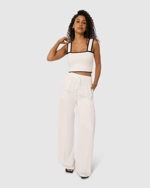 Belle & Bloom Forevermore Knitted Top - White