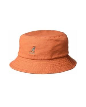 Kangol Cotton Bucket Hat - Orange
