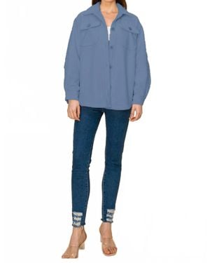 WAY?® Fuzzy Jacket - Blue