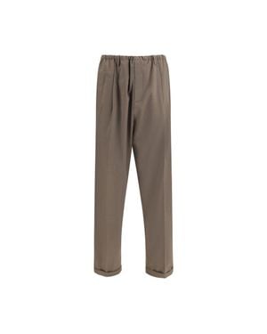 VAZLUXE.COM Polyester Casual Pants - Gray