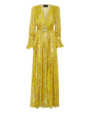 Philipp Plein Maxi Dress - Yellow
