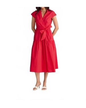 Brave + True Posey Midi Dress - Red