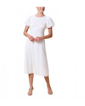 Cleobella Leslie Long Eyelet Dress - White