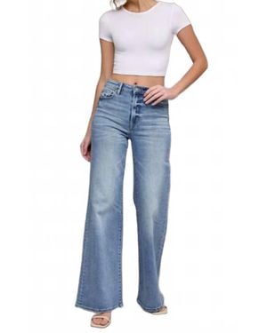 Hidden Jeans Happi Flare Jean - Blue