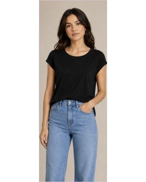 Stateside 2X2 Chevron Dolman Top - Black