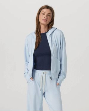 Vuori Halo Modern Full Zip Hoodie - Blue