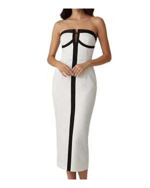 Riviera Layla Strapless Pencil Dress - Multicolor