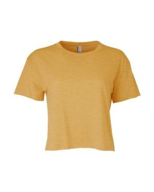 Next Level Festival Crop Top - Yellow