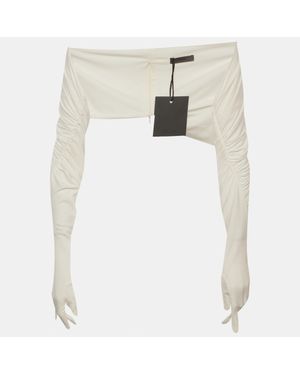 C.dam C. Dam Stretch Crepe Shrug - White