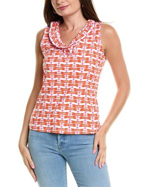 J.McLaughlin Durham Catalina Cloth Top - Red