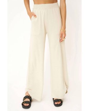 Project Social T Siesta Wide Leg Pants - Natural
