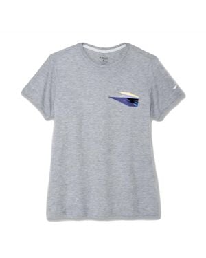Brooks Distance Short Sleeve 3.0 Top - Gray
