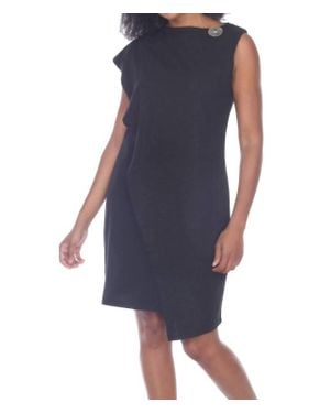 Neon Buddha On Deck Dress - Blue