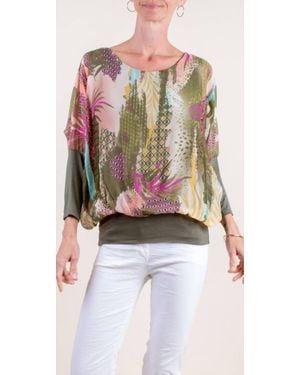 Gigi Moda Daphna Serra Blouse - Green