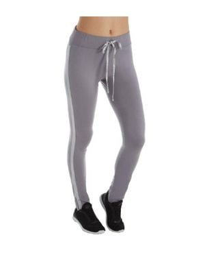 PJ Harlow Tatum French Terry Legging Rib Waistband - Gray