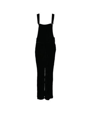 Sandro Sandro Straight-Leg Overall Jumpsuit - Black