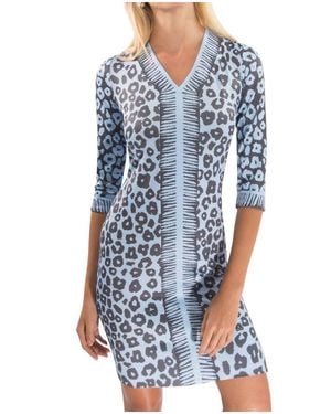 Gretchen Scott Border Town Dress - Blue