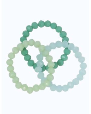 Splendid Iris Crystal Rings Bracelet - Green