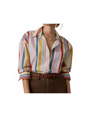 Pistola Faherty Coastal Poplin Relaxed Shirt - Multicolor