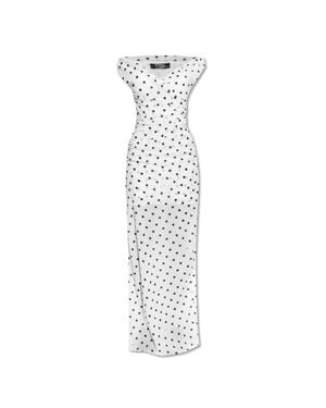 Jacquemus Polka Dot Patterned Dress - White