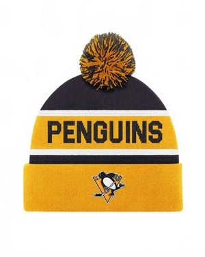 Starter Pittsburgh Penguins Pom Beanie - Yellow