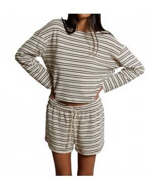 PERFECTWHITETEE Keri Long Sleeve Top - Multicolor