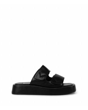 Matt & Nat Emie Vegan Platform Sandals - Black