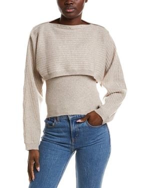 NAADAM 2Pc Cashmere Sweater Set - Blue