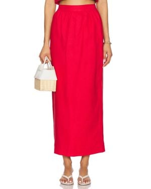 Posse Bonnie Pencil Skirt - Red