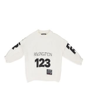 RIVINGTON Uso-123 Cva Crewneck Sweatshirt - White