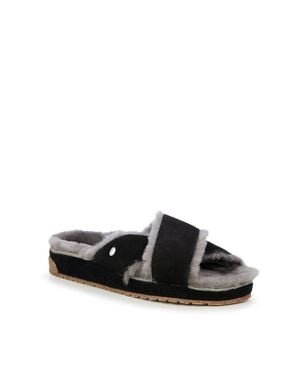 EMU Mayberry Corky Slide Sandal - Black