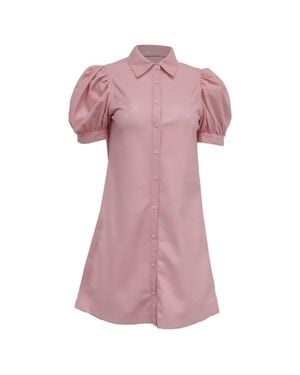 Alice + Olivia Jenn Mini Shirt Dress - Pink