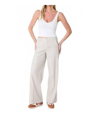 Level 99 Tallulah Wide Leg Pants - White
