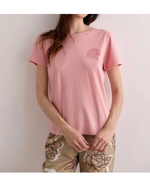Las Sureñas Cheetah T-Shirt - Pink