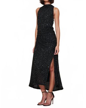 Bishop + Young Sublime Halter Dress - Black