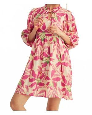 Jodifil Quincy Floral Dress - Pink